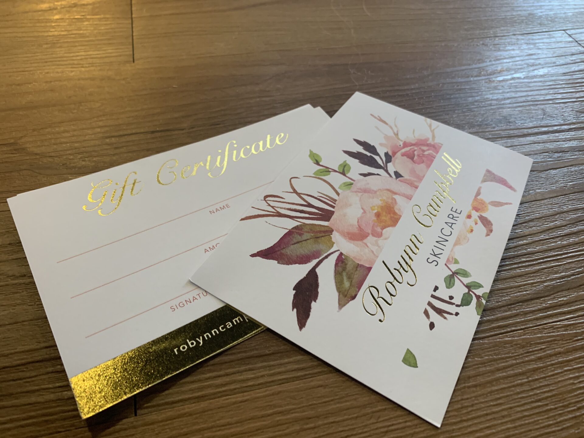 Robynn Campbell Skincare Gift Certificate