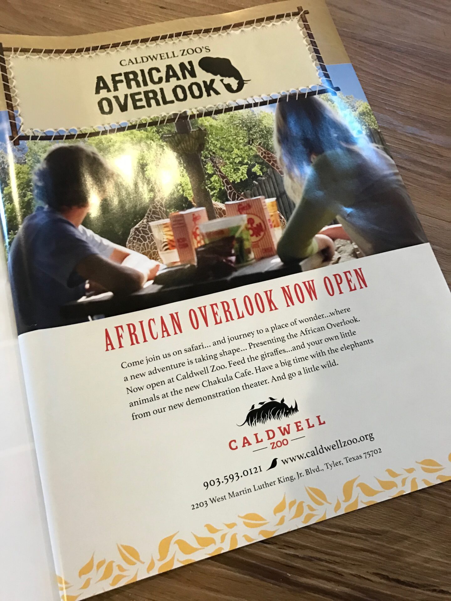 African Overlook Ad